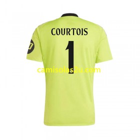 Camisolas de futebol Real Madrid COURTOIS 1 Guarda Redes Equipamento 3ª 2024/25 Manga Curta